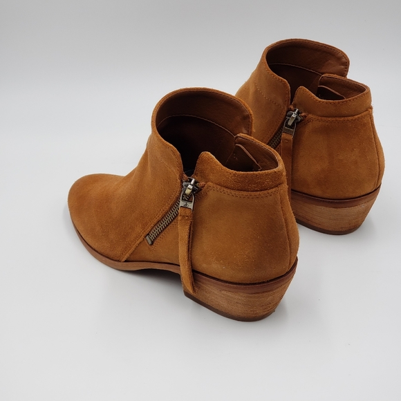 Sam Edelman Suede Ankle Boots with dual zip ankle Closures. Womens Size 7 - Picture 2 of 9